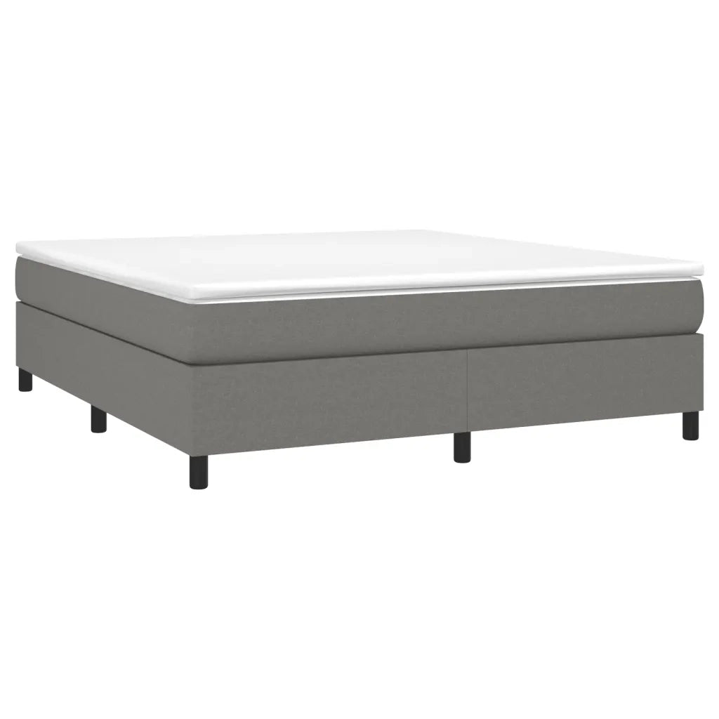 Struttura Letto a Rete a Molle Grigio Scuro 180x200 cm Tessuto 3120879