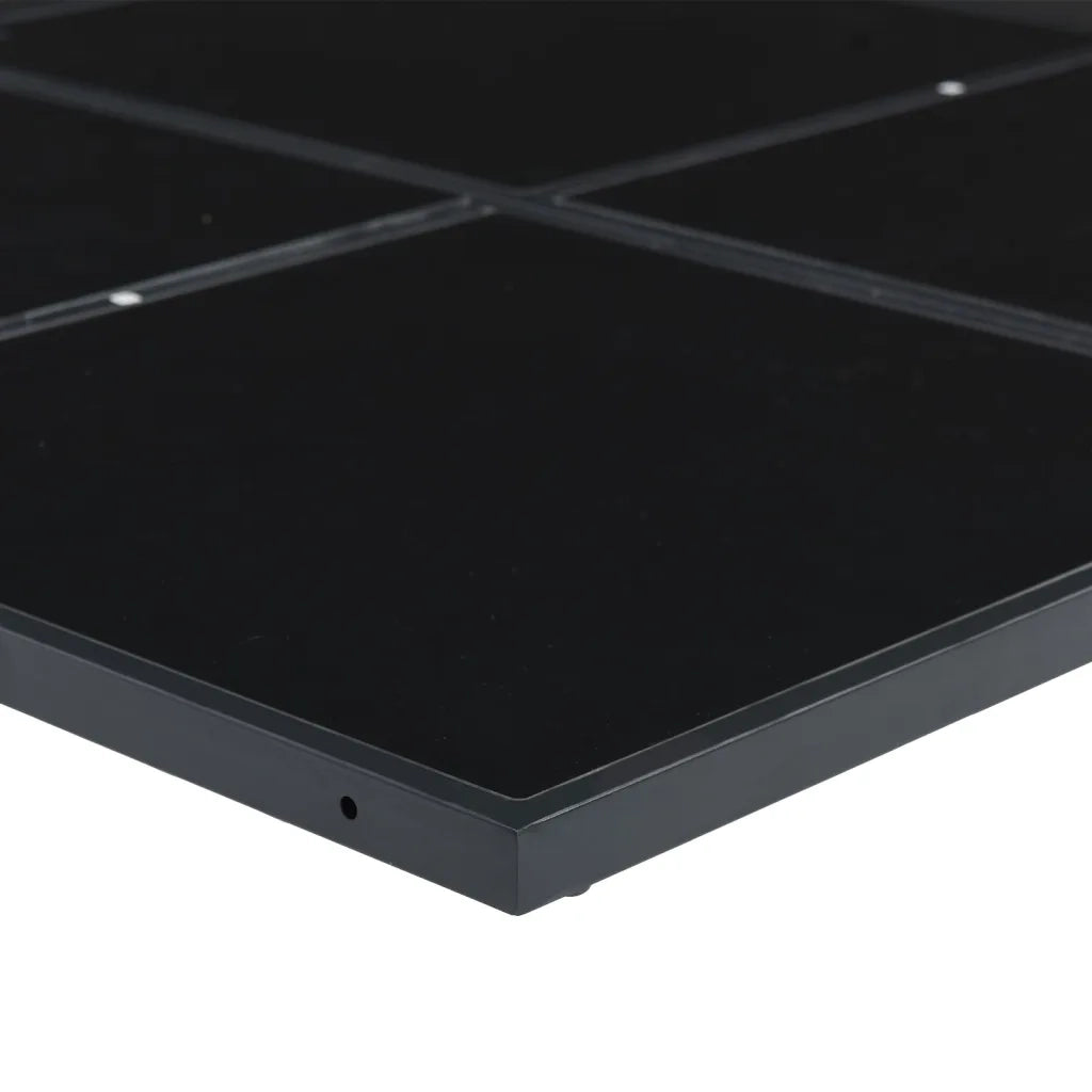 Set da Pranzo da Giardino 7 pz con Cuscini Nero in Textilene 3295074