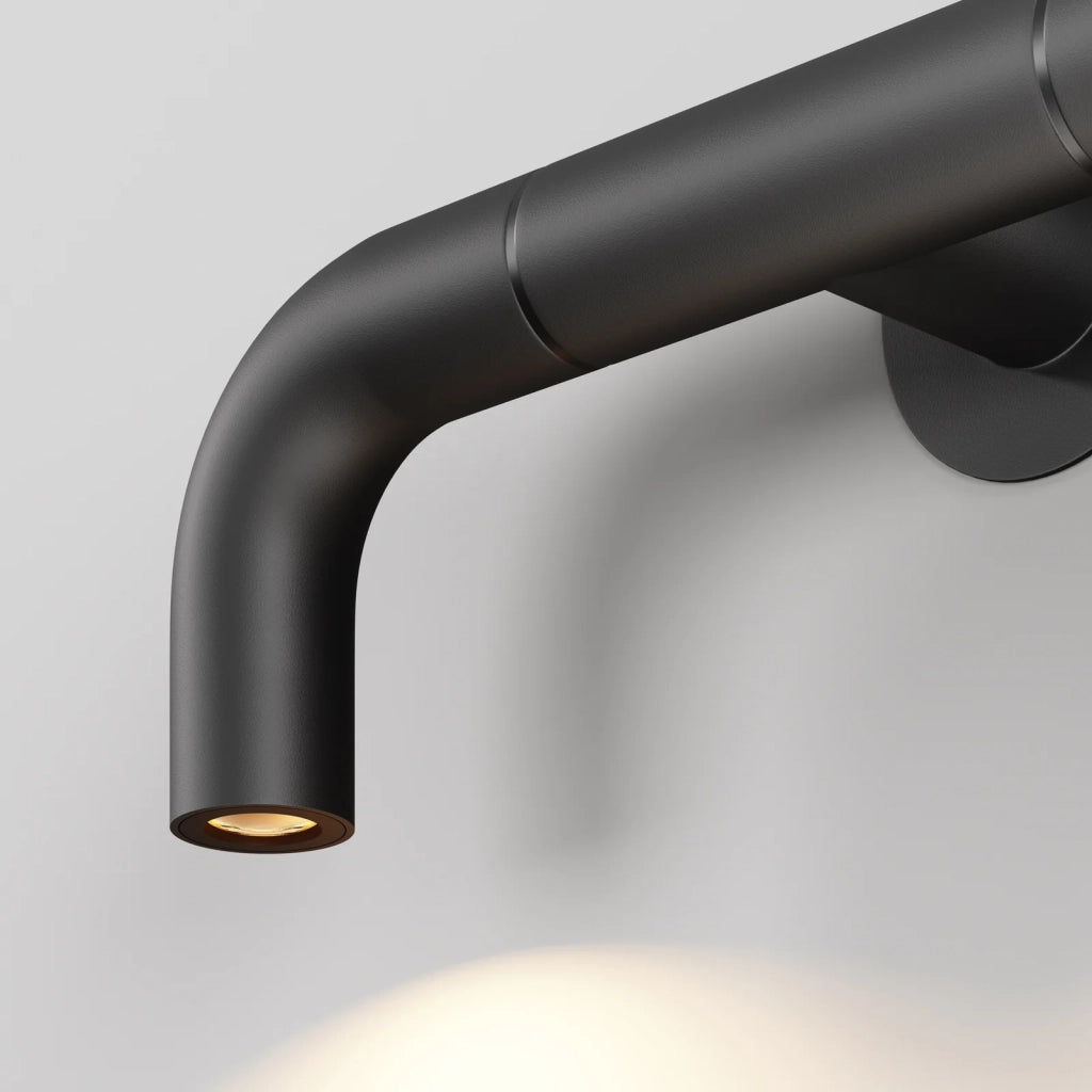 Maytoni Applique design Sleek 2 luci LED integrato IP65 grafite metallo