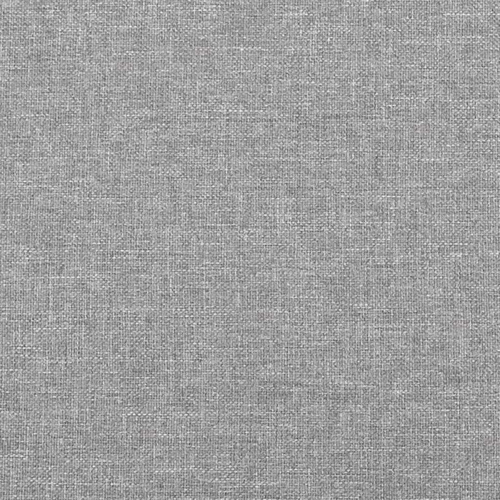 Letto singolo | Letto per adulti | Struttura Letto a Rete a Molle Grigio Chiaro 90x190 cm Tessuto