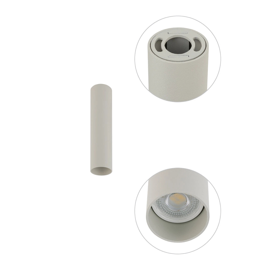 Nowodvorski faretto spot da soffitto FOURTY GU10 grigio