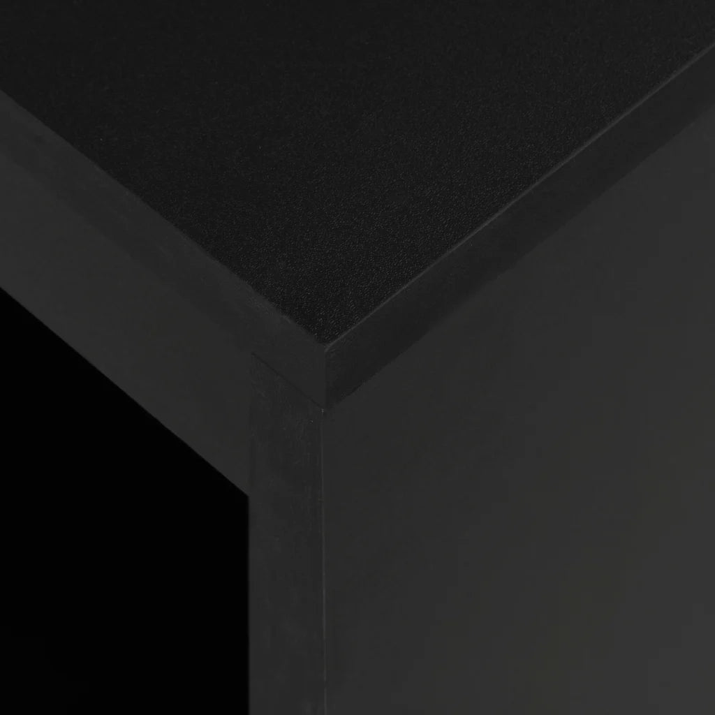 Tavolo da Bar con Ripiano Nero 110x50x103 cm 280212