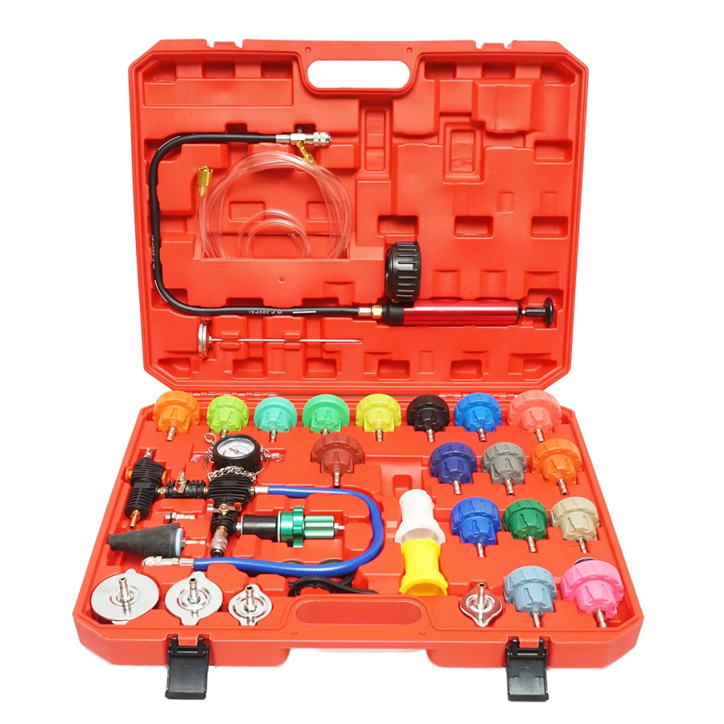 Kit per la prova della pressione del sistema di raffreddamento dell'auto