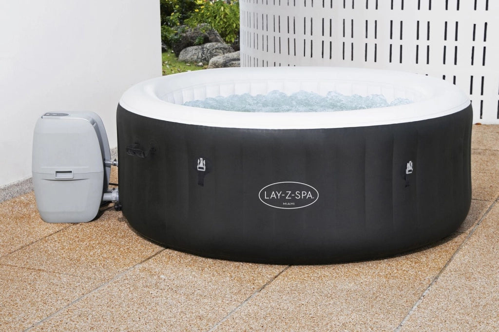 Bestway 60001 vasca idromassaggio e spa 669 L 4 persona(e) Rotondo Nero, Grigio, Bianco
