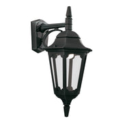Applique da esterno a parete nera E27 60W Parish Elstead