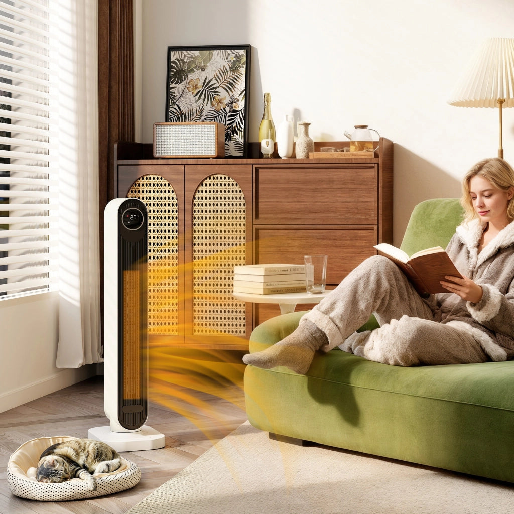 Termoventilatore con Telecomando ¨C Xylo ¨C 2000W, Oscillazione, Timer, Bianco