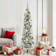 Albero di Natale artificiale con 300 LED Bianco 180 cm 3396104