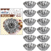 MAURY'S FORMINE TONDE PER DOLCI IN SET DA 12 PEZZI DA  6 CM