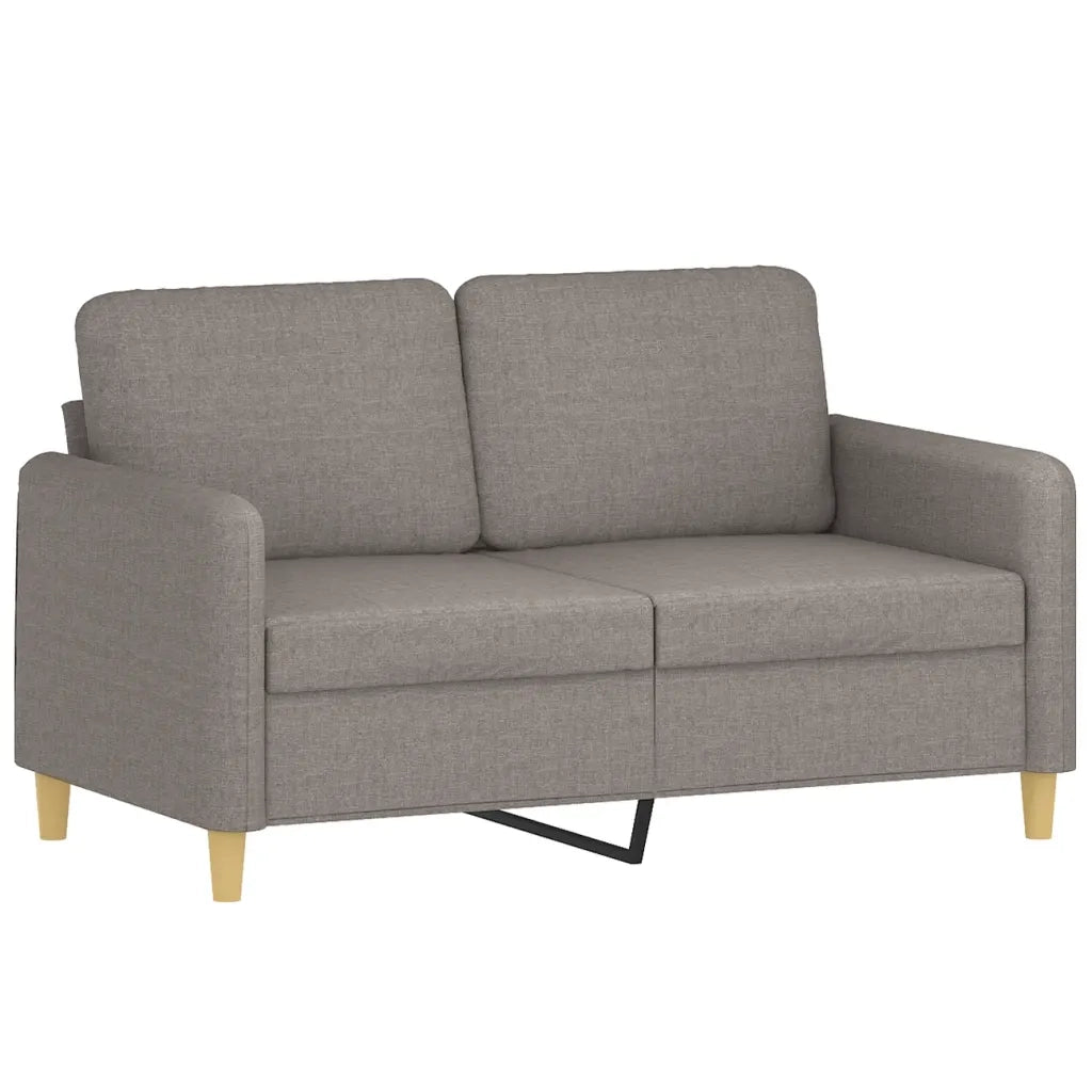 Set di Divani 4 pz con Cuscini Tortora in Tessuto 3202069