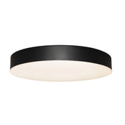 Plafoniera LED moderna nera tonda Ø30 IP44 24W Maxlight