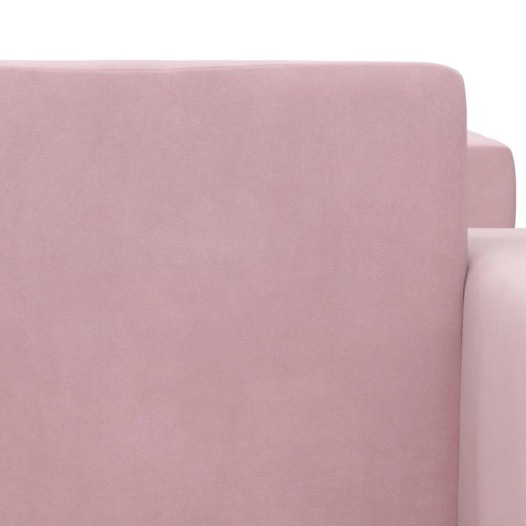 Divano per Bambini-Sofa-Divanetto Rosa in Morbido Peluche 325817