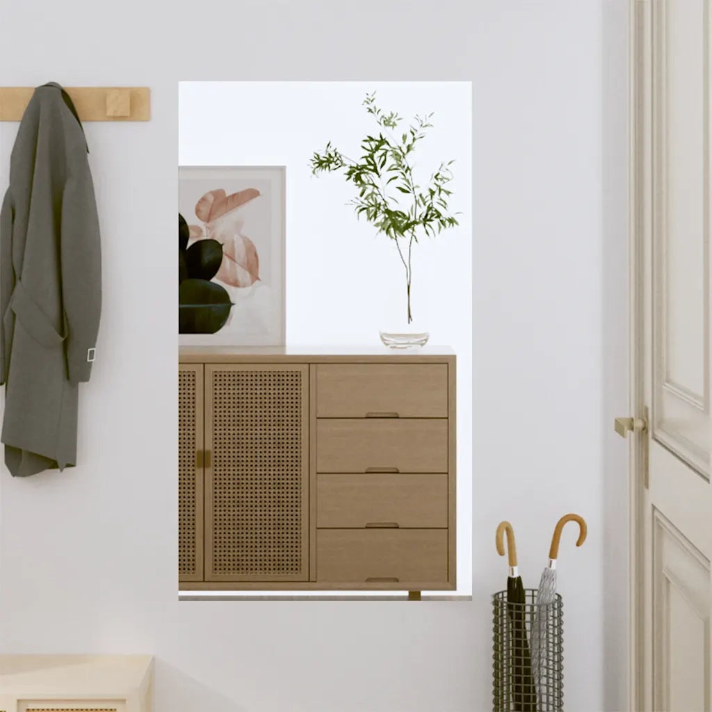 Specchio da Parete-Specchio a Muro-Specchio Decorativo 50x80 cm Vetro Rettangolare