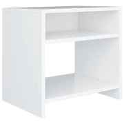 Comodino | Armadio da Notte | Mobiletto da notte Bianco 40x30x40 cm Legno Ingegnerizzato