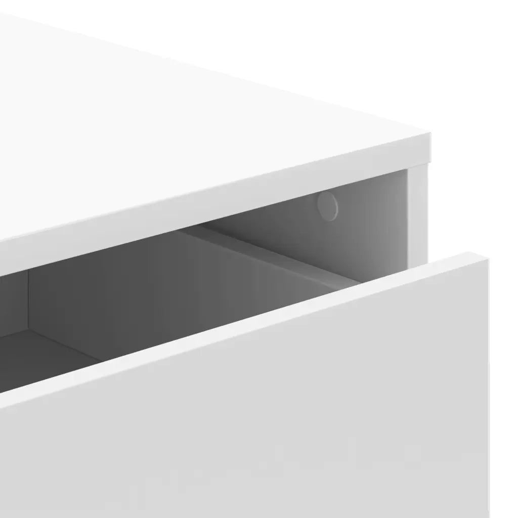 Cassettiera Bianca 40x41x76 cm in Legno Multistrato CFW4610669