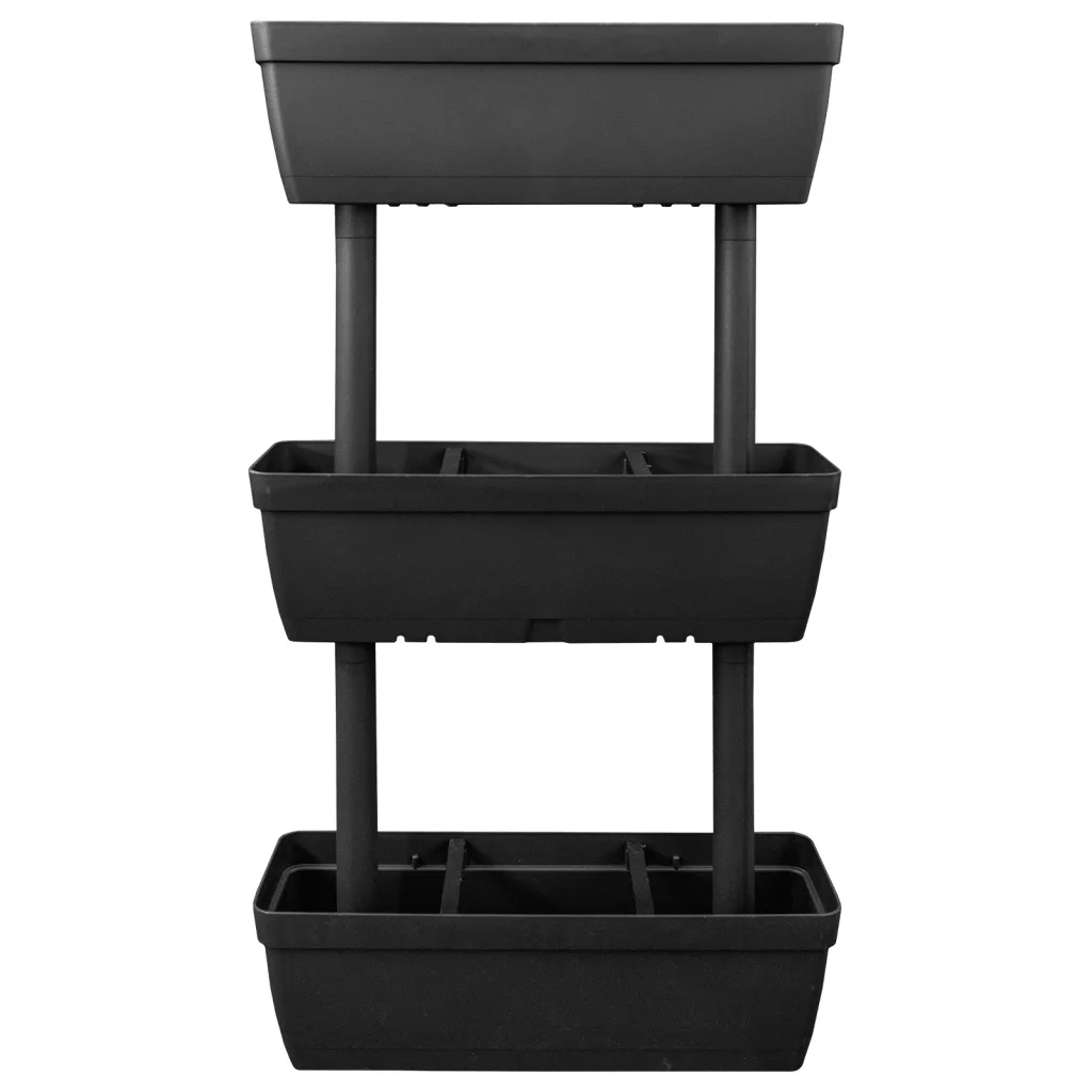 Fioriere da Giardino 6 pz 100 cm Antracite 151823