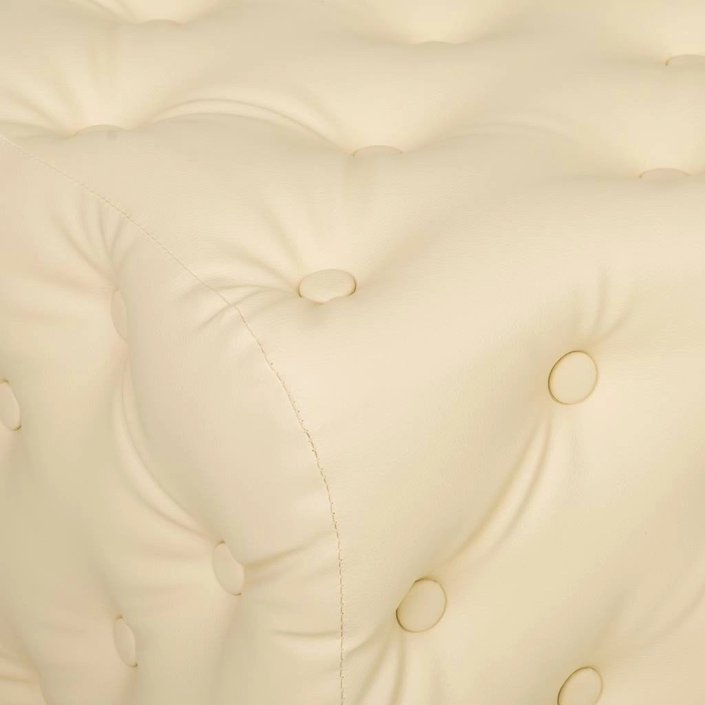 Divanetto imbottito bianco108x54x40h