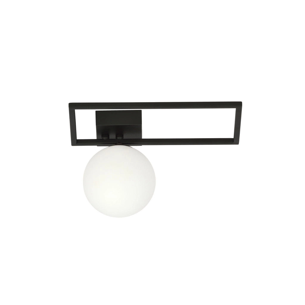 Plafoniera Emibig Imago 1xE14 dimmerabile nero/opal