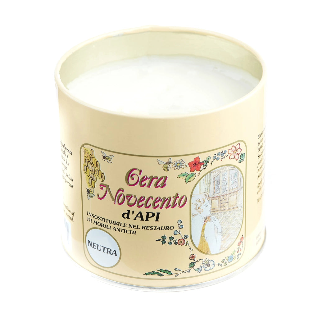 Cera D'Api in Pasta 500 ml Neutra Cera Novecento 2 Pezzi