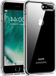 Custodia Premium Translucida per iPhone 7 Plus/iPhone 8 Plus (55 cm) - Antireflessiva - Resistente ai graffi - Resistente agli urti - Cristallina