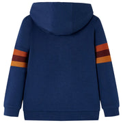 Felpa con Cappuccio per Bambini Blu Marino 104