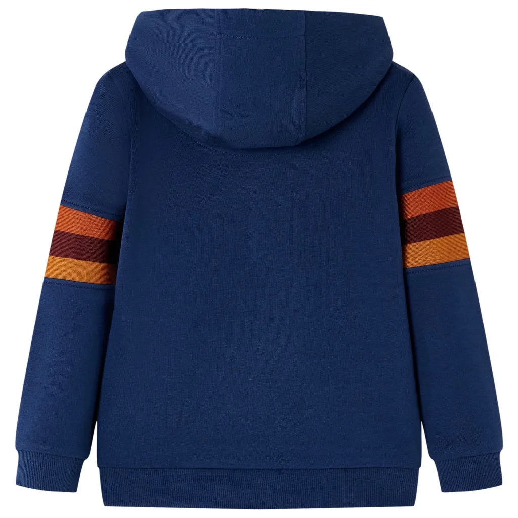 Felpa con Cappuccio per Bambini Blu Marino 104