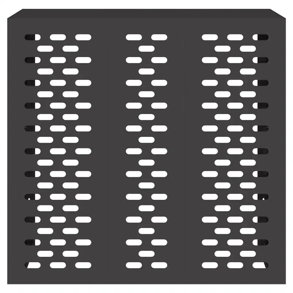 Copertura per condizionatore d'aria Nero 110 x 50 x 105 cm