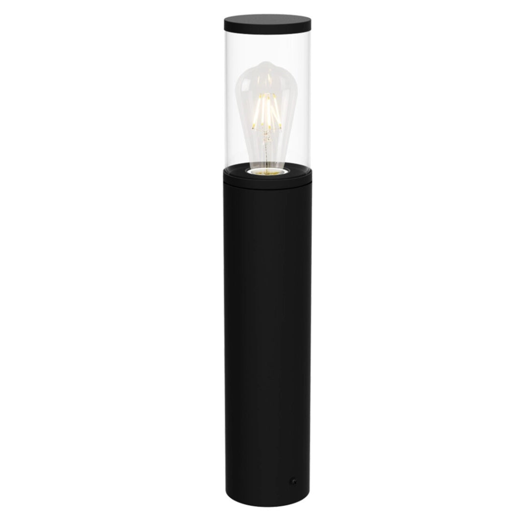Lampada da giardino Wellington E27 nera opaca IP44