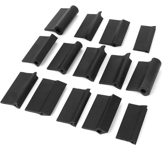 Set di 14 Blocchi per Raschiare - Manico in Gomma - Ossia per Carta Vetrata - Supporto a Diamante - Supporto per Carta Vetrata con Punti di Aggancio - Sostituzione Durevole e Versatile - Piastra per Raschiare