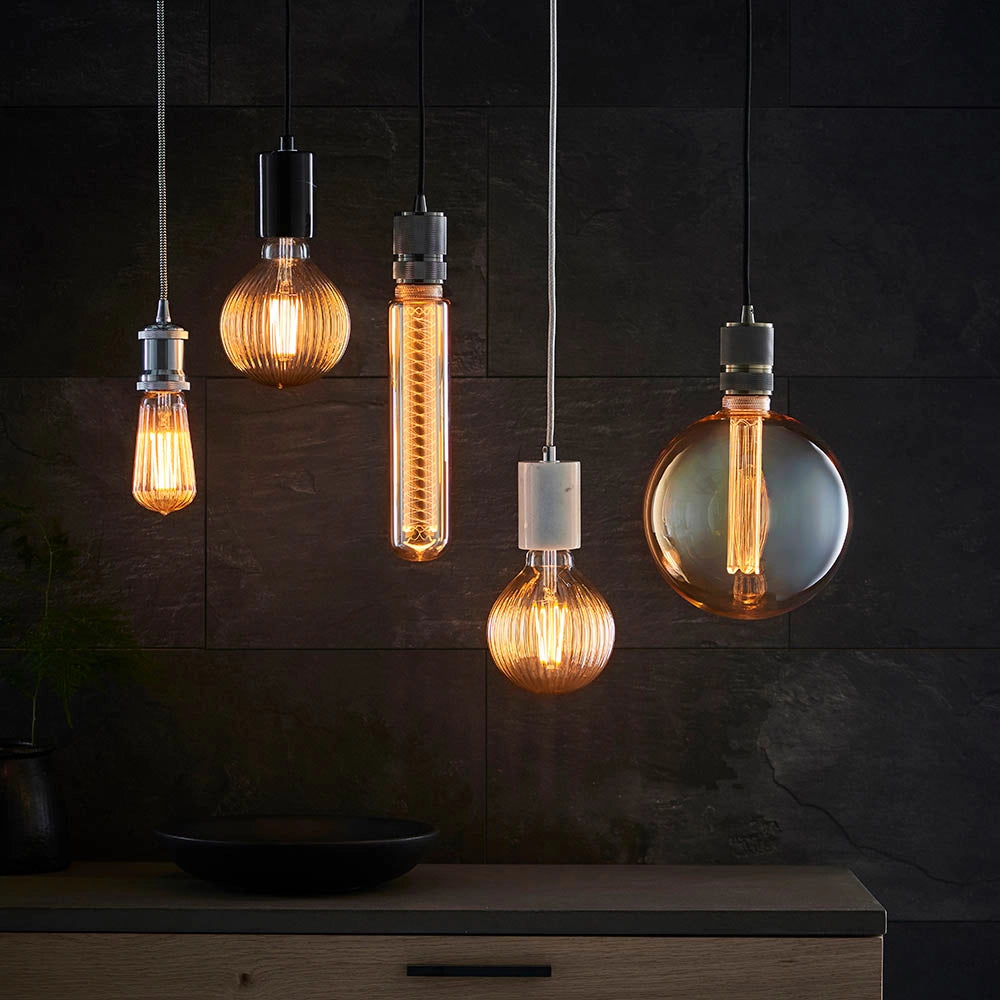 Sospensione industriale URBAN nero cromo E27 Endon