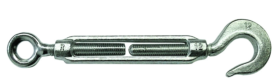 Robur TENDITORE A OCCHIO E GANCIO PER FUNI  mm.12 (1/2) 15.00 pz