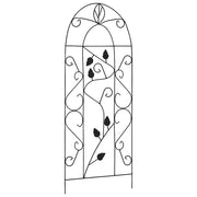 Supporti da Giardino per Piante 3 pz Neri 40x100 cm in Ferro 47099