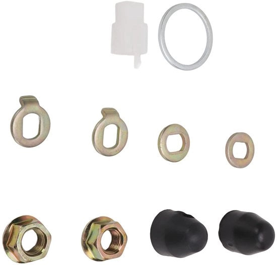 Motore per bicicletta a pedale in acciaio di alta qualità, set di giunzioni a vite M14 con anello di chiusura