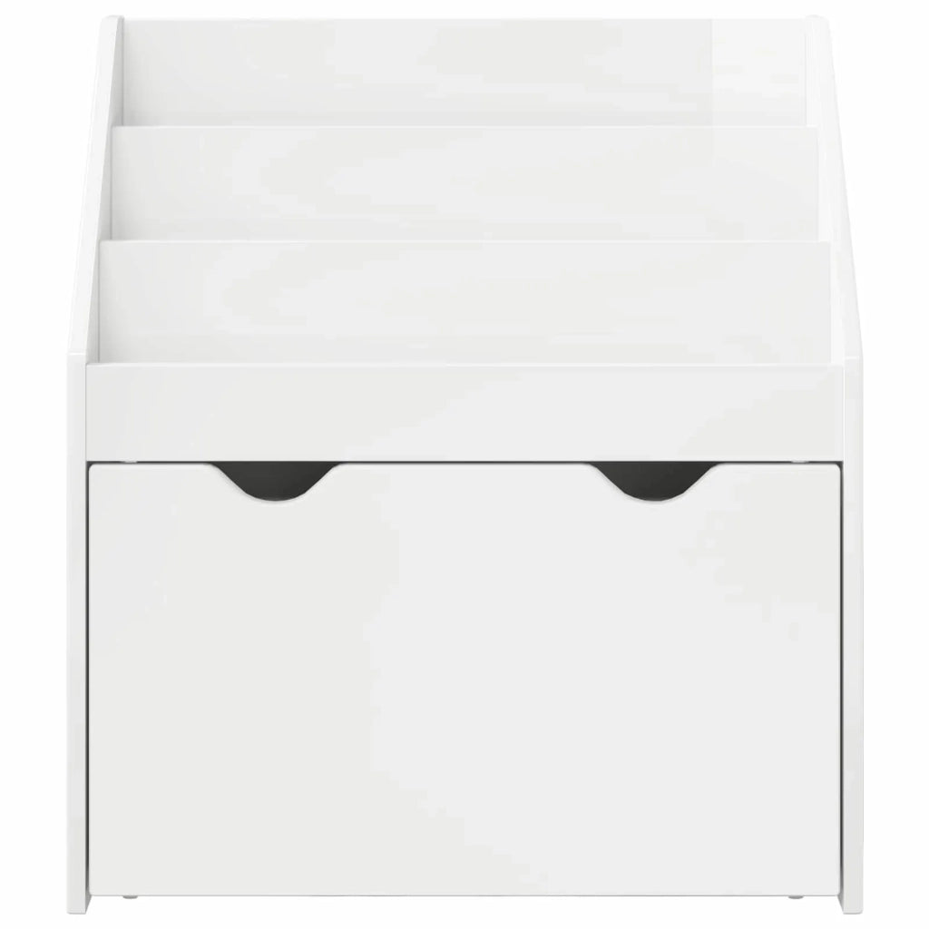 Libreria per Bambini Bianco Lucido 60 x 29,5 x 69 cm 892393