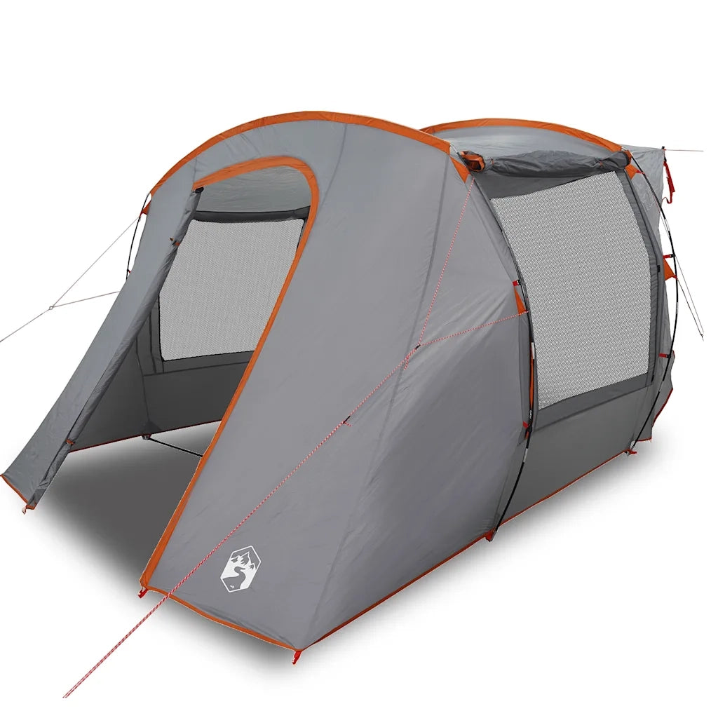Tenda da Campeggio per Auto Grigio e Arancione Impermeabile 4009517