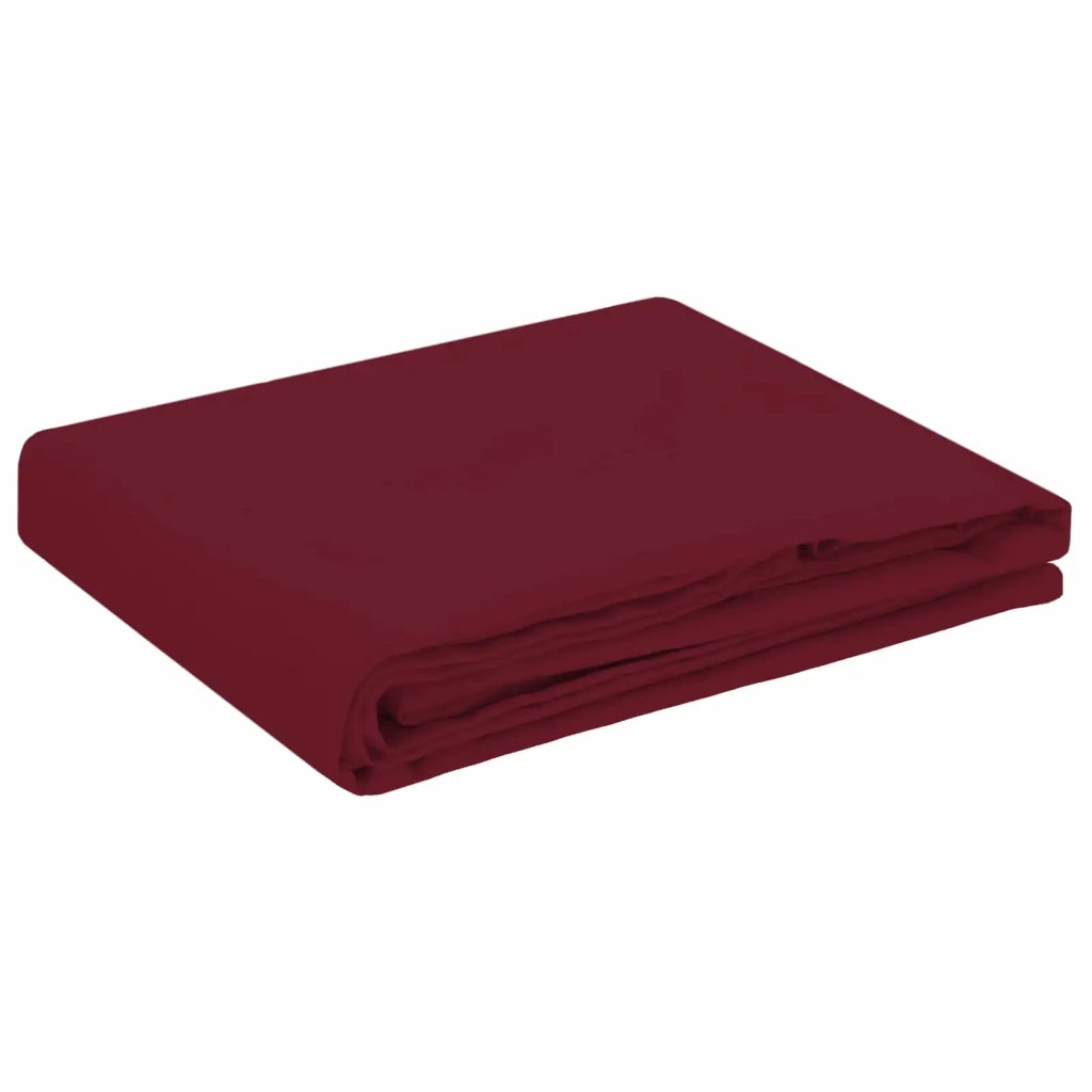 Tovaglia da Tavolo 5 pz Rosso Vino 140 x 160 cm Poliestere 42040218