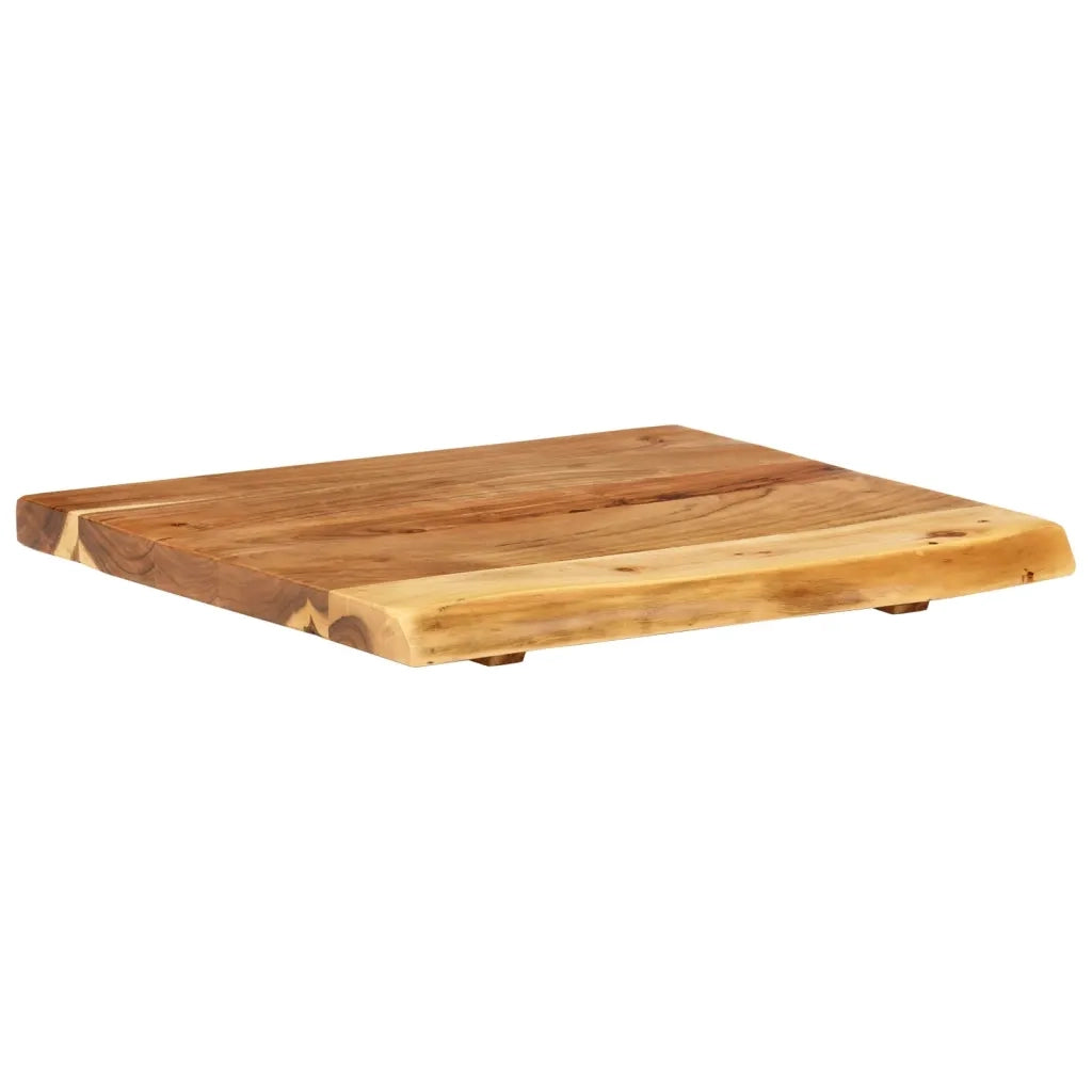 Piano per Lavabo Bagno in Massello di Acacia 58x52x3,8 cm 286318