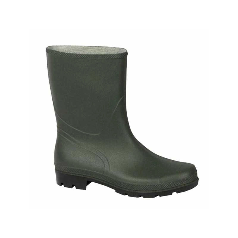 Stivali Pvc Tronchetto 36 Verde