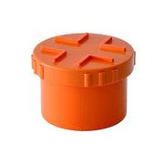 Tappo a vite in pvc : Colore - Arancio, Diametro - 50