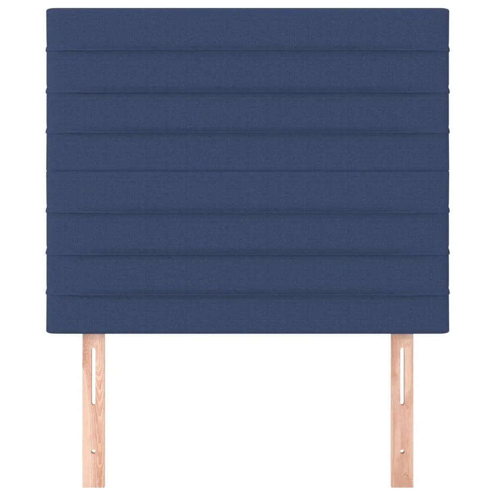 Testiera | Testata Blu 100x5x118/128 cm Tessuto
