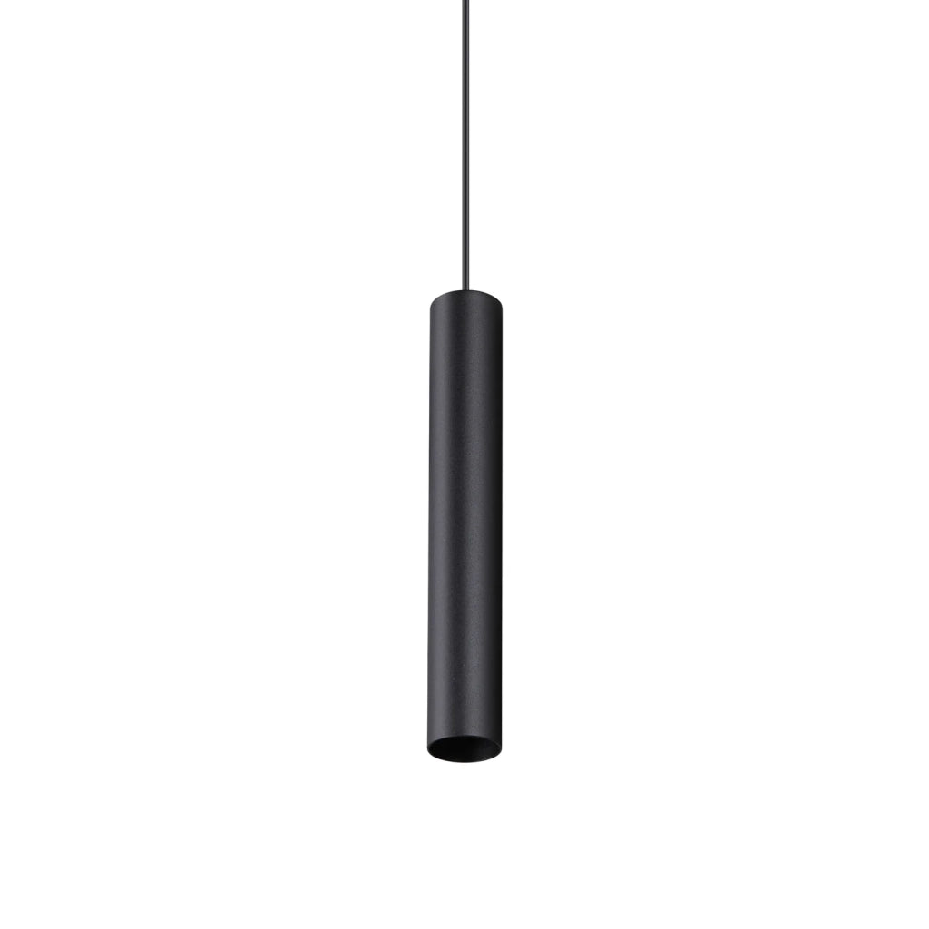 Lampada A Sospensione Look Nero Dimmerabile 28W Alluminio/Vetro Ideal Lux