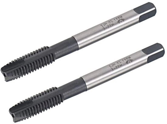 Furgone a vite M8 x 1,25 mm - Punta a spirale - Acciaio ad alta velocità - Resistente all'usura - Duraturo - Tolleranza H2 - Tornio