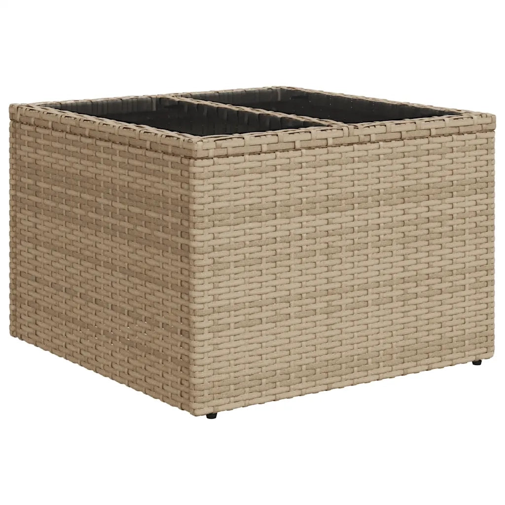 Set Divano da Giardino 6 pz con Cuscini Beige in Polyrattan 3325574