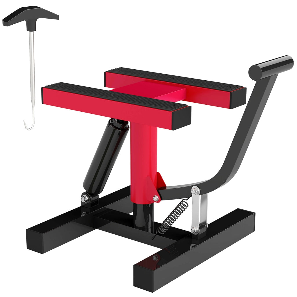 Cavalletto Alzamoto in Acciaio ¨C Minimal ¨C Rosso, Antiscivolo, Regolabile
