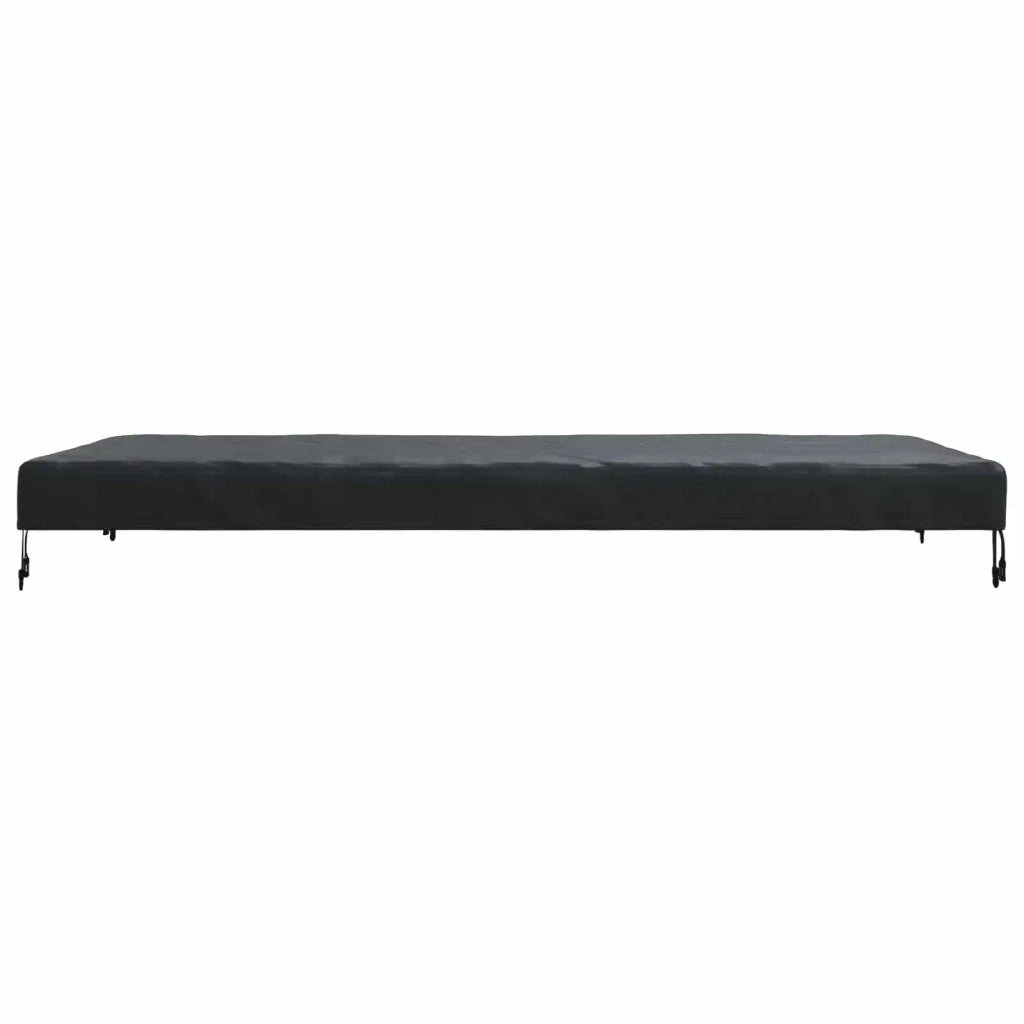 Copertura Tavolo Tinta unita Nero 202 x 92 x 15 cm Tessuto 4106116