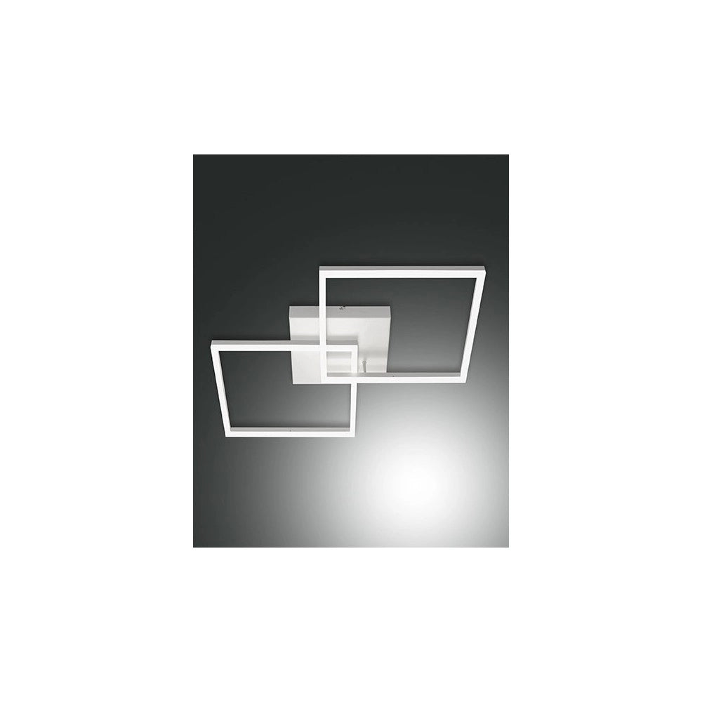 Plafoniera BARD a led moderna 52W Bianco 3394-66-102 Fabas Luce