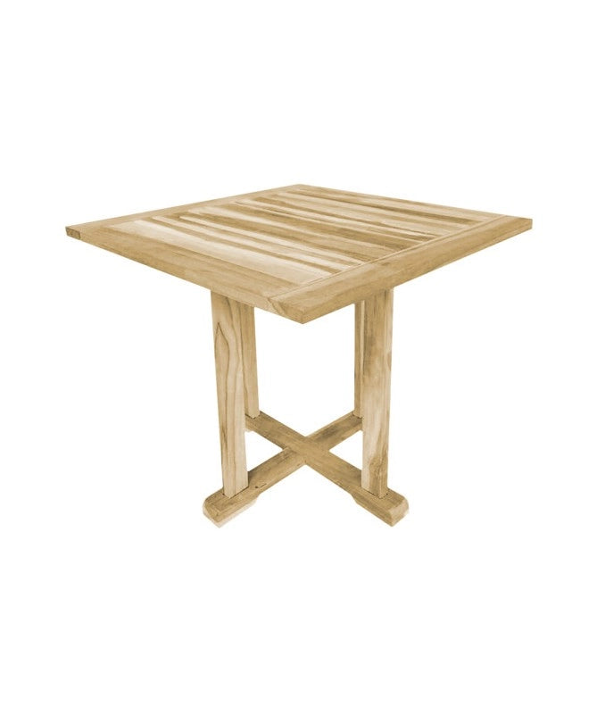 TAVOLO QUADRATO BISTRO in TEAK 80x80 cm