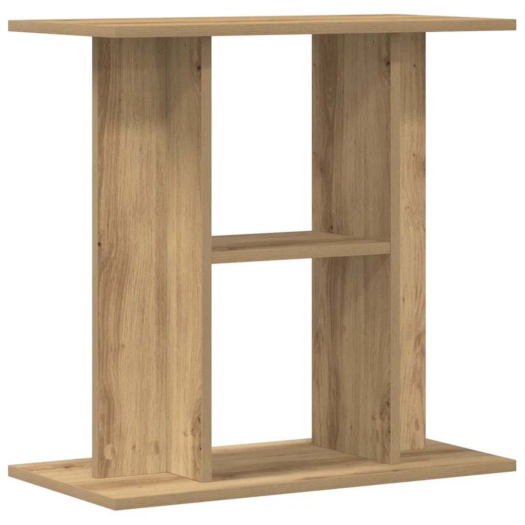 vidaXL Supporto Acquario 60x30x60 cm Multistrato Rovere Artigianale