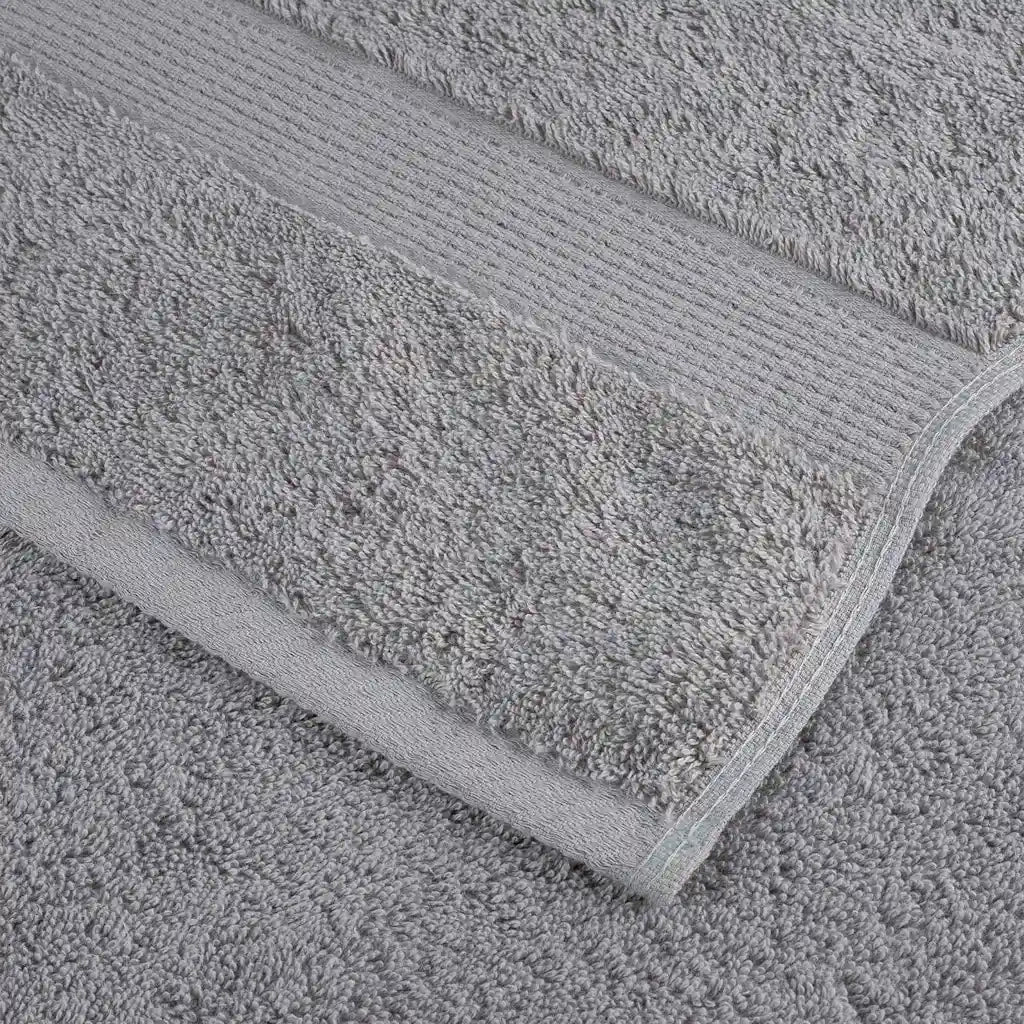 Asciugamani Premium SOLUND 10 pz | Teli per bagno Grigio 100x200 cm 600 g/m2