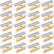 Etichette metalliche multifunzionali a mano - 10 pezzi - 1,1 x 4 cm