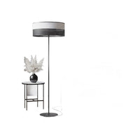 Lampada da terra KARBON nera/grigia 1xE27 Emibig